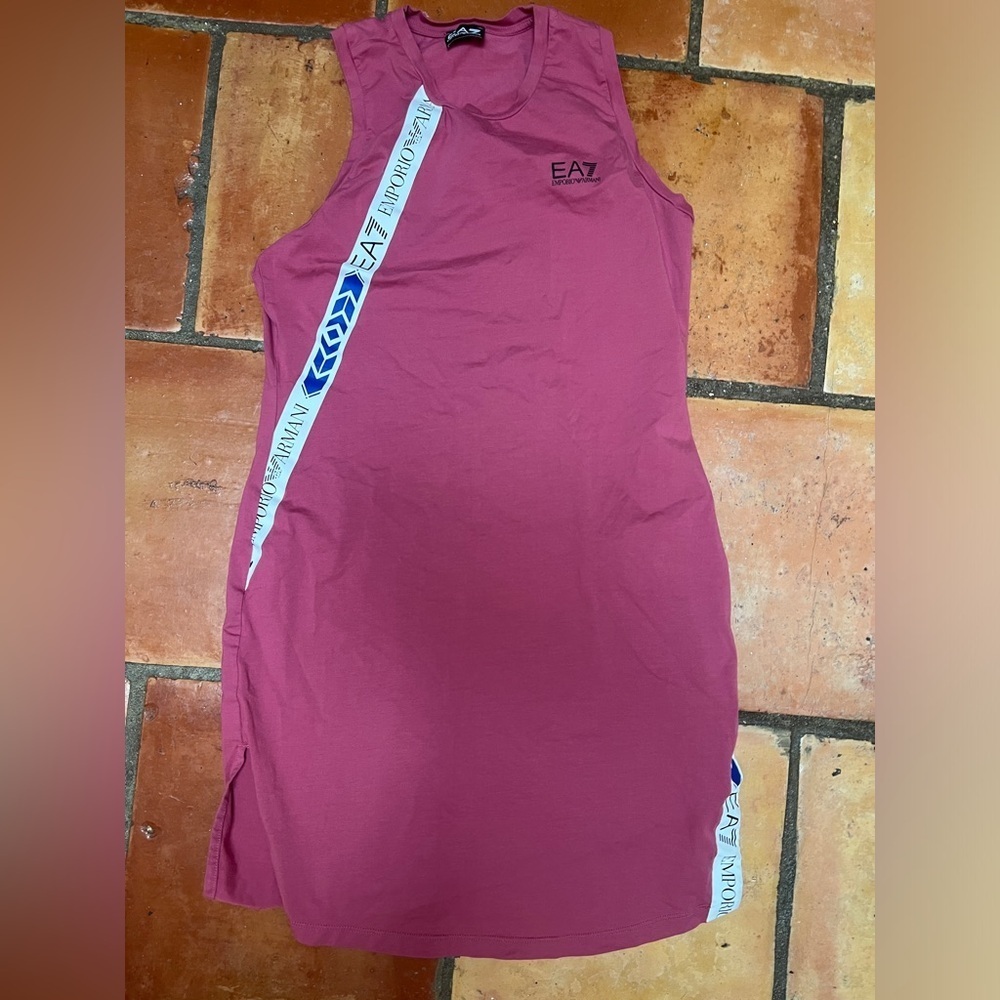 Armani Exchange Pink Sleeveless Dress